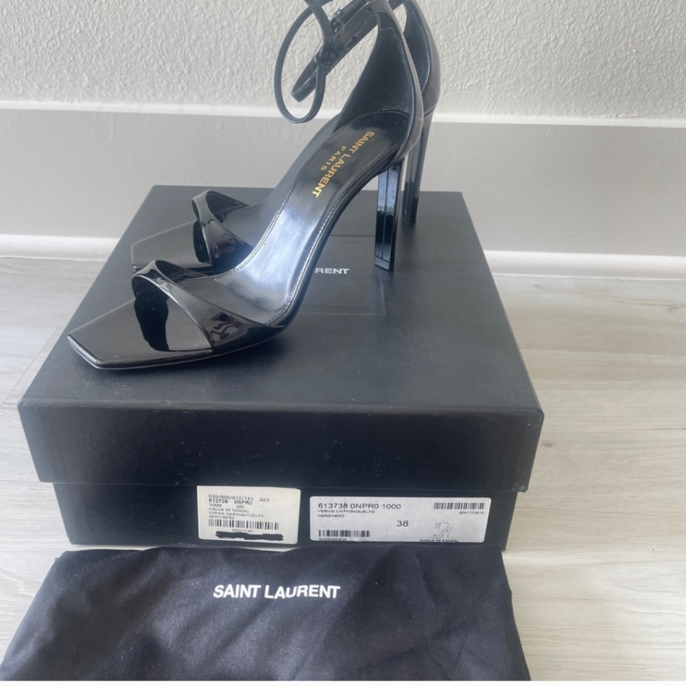 Ysl Leather Shoes View 2